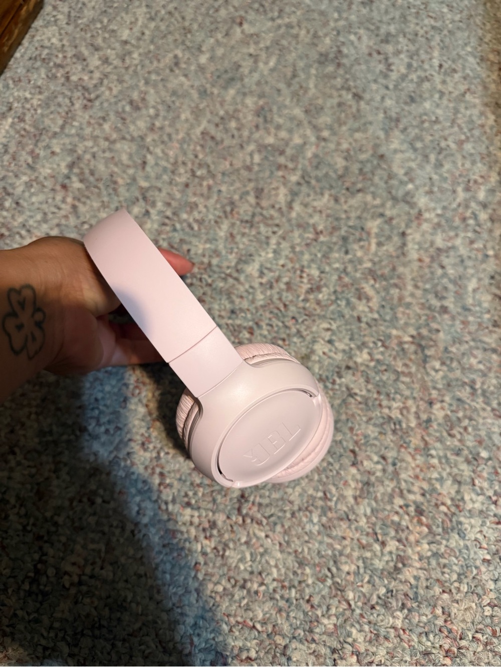 JBL Light Pink On-Ear Wireless Headphones